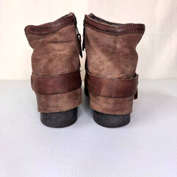 MIZ MOOZ Seymour Bootie EU Size 40 Leather Cowgirl Slouchy Boho Western Slouchy - Picture 6 of 13